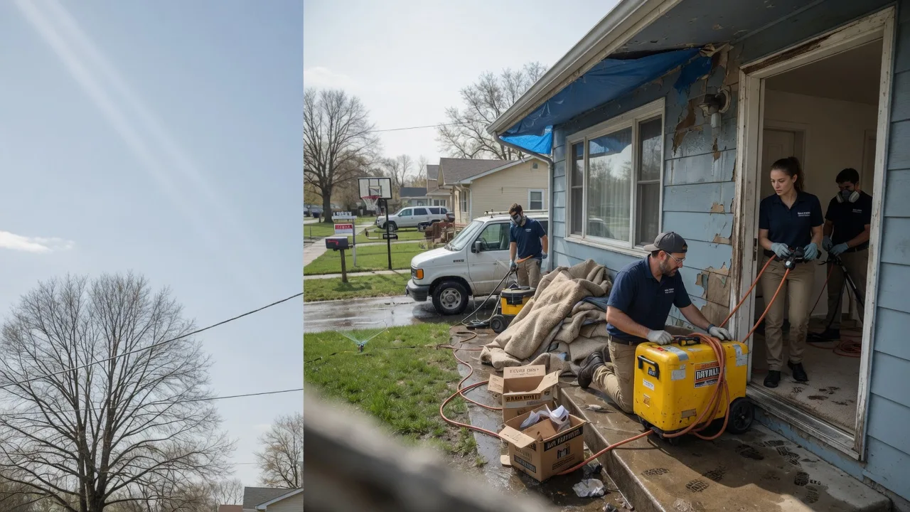 Basement Flood Cleanup in Manville, WY near me